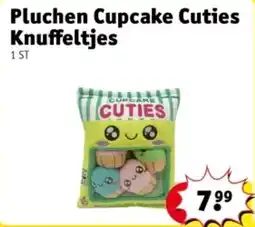 Kruidvat Pluchen Cupcake Cuties Knuffeltjes aanbieding