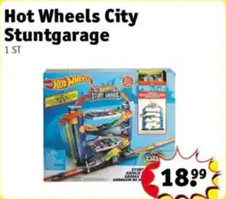 Kruidvat Hot wheels city stuntgarage aanbieding