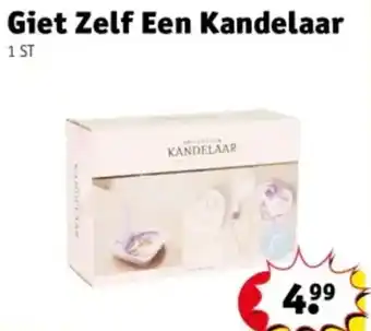 Kruidvat Giet Zelf Een Kandelaar aanbieding