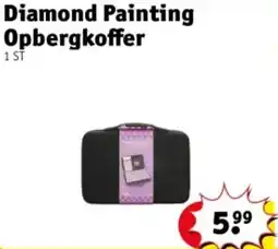 Kruidvat Diamond Painting Opbergkoffer aanbieding