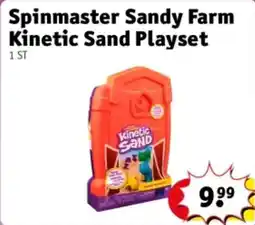 Kruidvat Spinmaster Sandy Farm Kinetic Sand Playset aanbieding