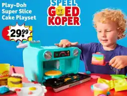 Kruidvat Play-Doh Super Slice Cake Playset aanbieding