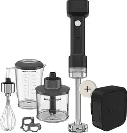 Coolblue KitchenAid Go Draadloze Staafmixer 5KHBRV75BM aanbieding