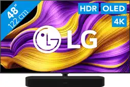 Coolblue LG 48 OLED EVO G56 4K (2025) + Sonos Beam Gen2 Noir aanbieding