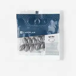 Decathlon Loodjes hengelsport olijfvormig met gaatje aanbieding