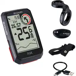 Decathlon GPS Fietscomputer ROX 4.0 GPS HR set met overclamp Butler stuurhouder aanbieding