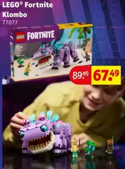 Kruidvat LEGO Fortnite Klombo 77077 aanbieding