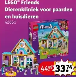 Kruidvat LEGO Friends Dierenkliniek voor paarden en huisdieren 42651 aanbieding