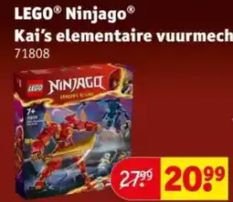 Kruidvat LEGO Ninjago Kai's elementaire vuurmecha 71808 aanbieding