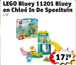 Kruidvat LEGO Bluey 11201 Bluey en Chloé In De Speeltuin aanbieding