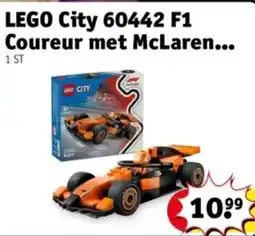 Kruidvat LEGO City 60442 F1 Coureur met McLaren... aanbieding