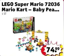 Kruidvat LEGO Super Mario 72036 Mario Kart - Baby Pea aanbieding