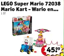 Kruidvat LEGO Super Mario 72038 Mario Kart - Wario en aanbieding