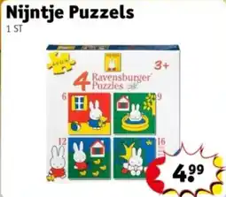 Kruidvat Nijntje Puzzels aanbieding