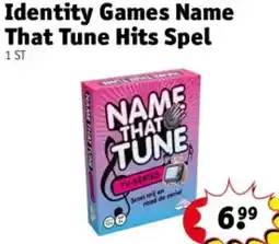 Kruidvat Identity Games Name That Tune Hits Spel aanbieding