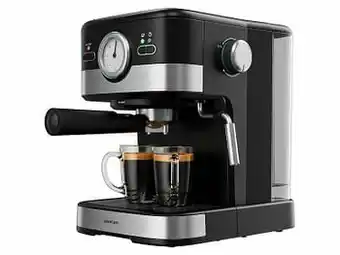 Lidl SILVERCREST® Espressomachine, 1100 W, waterreservoir van 1,5 L (zwart) aanbieding