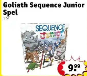 Kruidvat Goliath Sequence Junior Spel aanbieding
