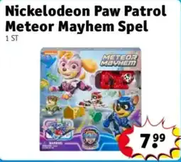 Kruidvat Nickelodeon Paw Patrol Meteor Mayhem Spel aanbieding