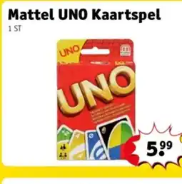 Kruidvat Mattel UNO Kaartspel aanbieding