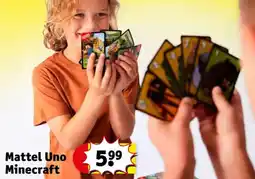 Kruidvat Mattel Uno Minecraft aanbieding