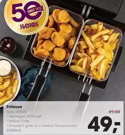 Hanos Friteuse Type: 185000 aanbieding