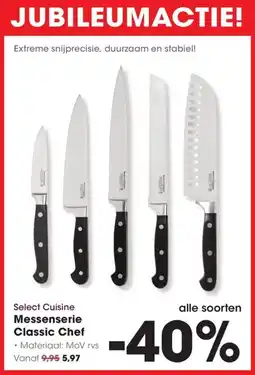 Hanos Select Cuisine Messenserie Classic Chef aanbieding