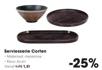 Hanos Serviesserie Corten aanbieding