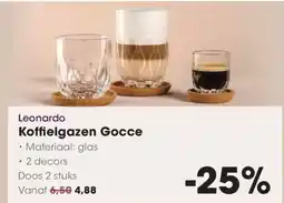 Hanos Leonardo Koffielgazen Gocce aanbieding