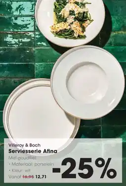 Hanos Villeroy & Boch Serviesserie Afina aanbieding