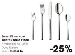 Hanos Select Dinnerware Bestekserie Fiore aanbieding