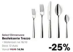 Hanos Select Dinnerware Bestekserie Trezzo aanbieding