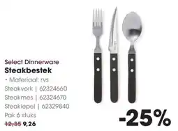Hanos Select Dinnerware Steakbestek aanbieding
