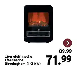 GAMMA Livn elektrische sfeerkachel Birmingham (1-2 kW) aanbieding