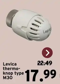 GAMMA Levica thermo- knop type M30 aanbieding