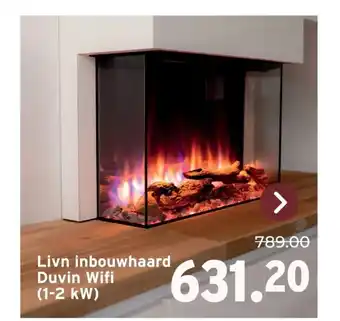 Livn inbouwhaard Duvin Wifi (1-2 kW)