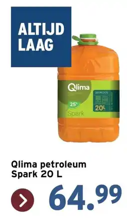 GAMMA Qlima petroleum Spark 20 L aanbieding