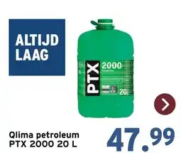 GAMMA Qlima petroleum PTX 2000 20 L aanbieding