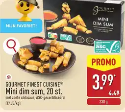 ALDI Gourmet finest cuisine mini dim sum aanbieding