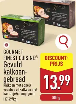 ALDI Gourmet finest cuisine gevuld kalkoengebraad aanbieding