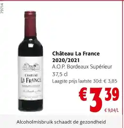 Colruyt Château La France 2020/2021 aanbieding