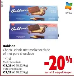 Colruyt Bahlsen Melkchocolade aanbieding