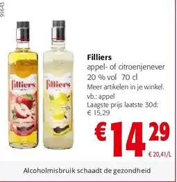 Colruyt Filliers appel aanbieding