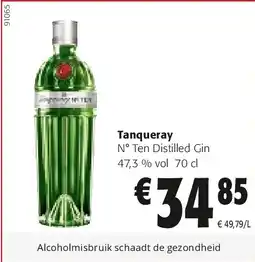 Colruyt Tanqueray N° Ten Distilled Gin aanbieding