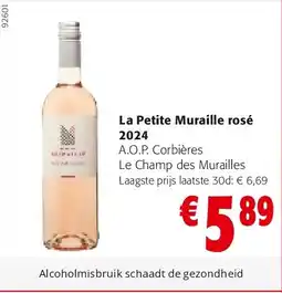 Colruyt La Petite Muraille rosé 2024 aanbieding