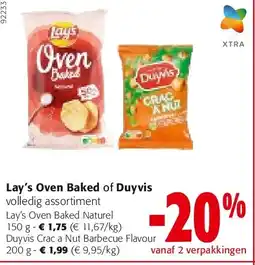 Colruyt Lay’s Oven Baked Naturel 150 g aanbieding