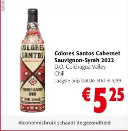 Colruyt Colores Santos Cabernet Sauvignon-Syrah 2022 aanbieding