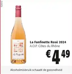 Colruyt La Fanfinette Rosé 2024 aanbieding