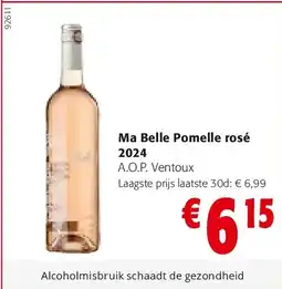 Colruyt Ma Belle Pomelle rosé 2024 aanbieding