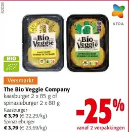 Colruyt The Bio Veggie Company Kaasburger aanbieding
