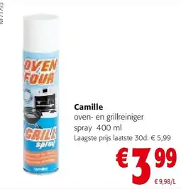 Colruyt Camille oven- en grillreiniger spray 400 ml aanbieding